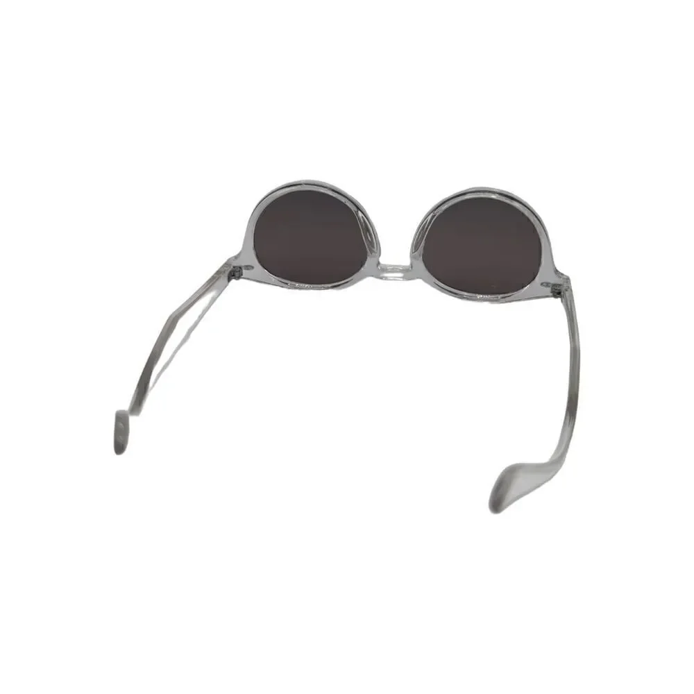 Cat Eye clear plastic blue/grey lenses sunglasses dr576 20d